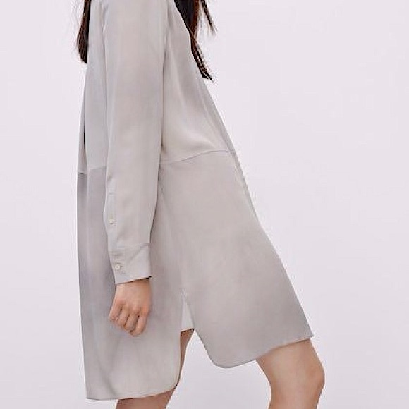 Wilfred Dresses & Skirts - Aritzia Wilfred Taupe Bossut Dress